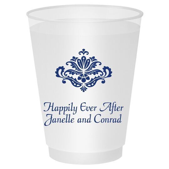 Simply Ornate Scroll Shatterproof Cups